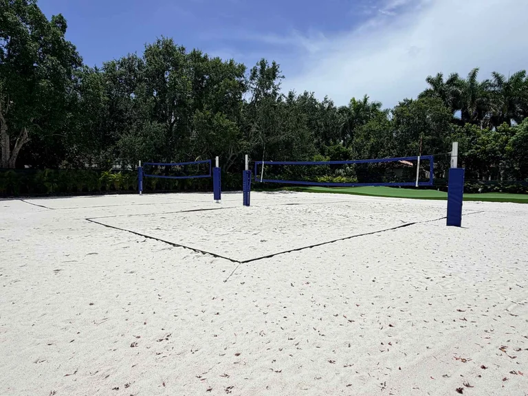 Prep beach volleyball courts