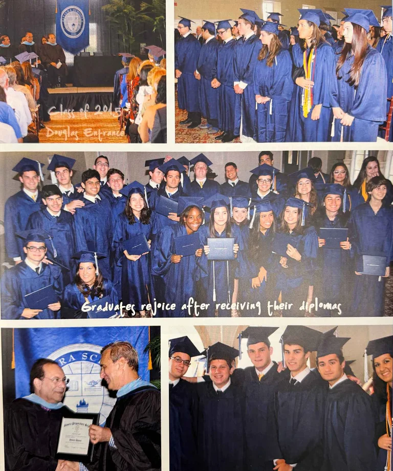 First senior class graduation